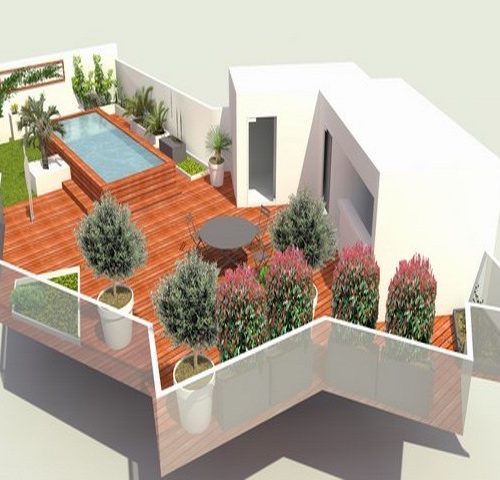 Plan amenagement terrasse