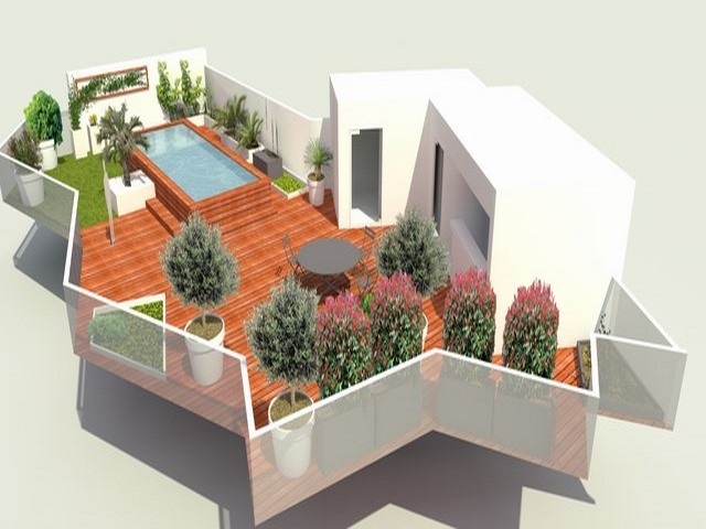 Plan amenagement terrasse