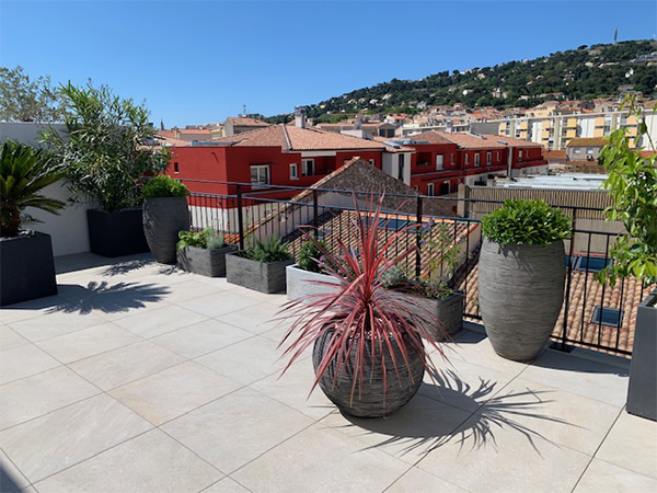 Aménagement d’une terrasse à Sète