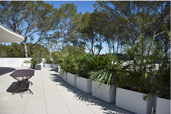 Grande terrasse aménagée à Palazzo di Luce